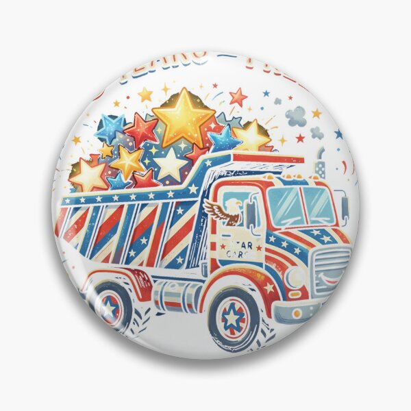 Item preview, Cartoon_dump_truck_with_stars_202606090001 designed and sold by gidget-gadget.
