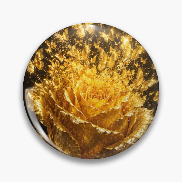 Item preview, Golden Butterfly Rose designed and sold by 1NEOBOY.