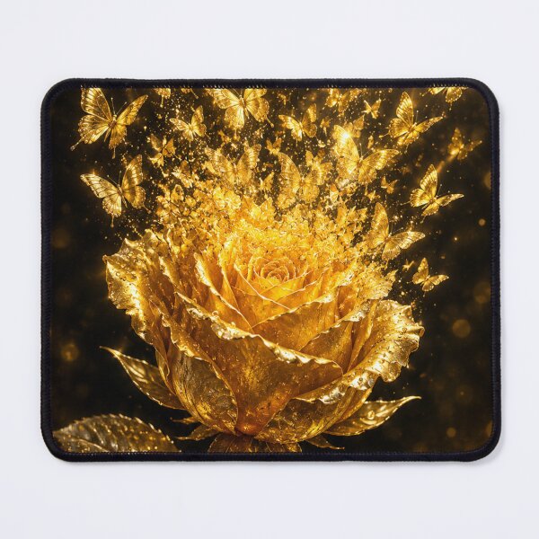 Item preview, Golden Butterfly Rose designed and sold by 1NEOBOY.