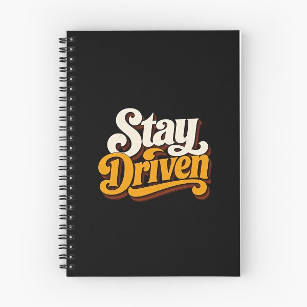 Item preview, Stay Driven | Retro Motivation Typography Design designed and sold by Irene Catchmind.