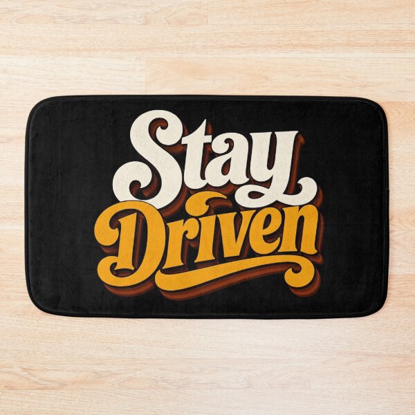 Item preview, Stay Driven | Retro Motivation Typography Design designed and sold by Irene Catchmind.