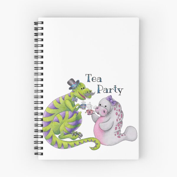 Item preview, Tea Party with Ms Mana-tea and Mr Tea-Rex designed and sold by TammaraW.