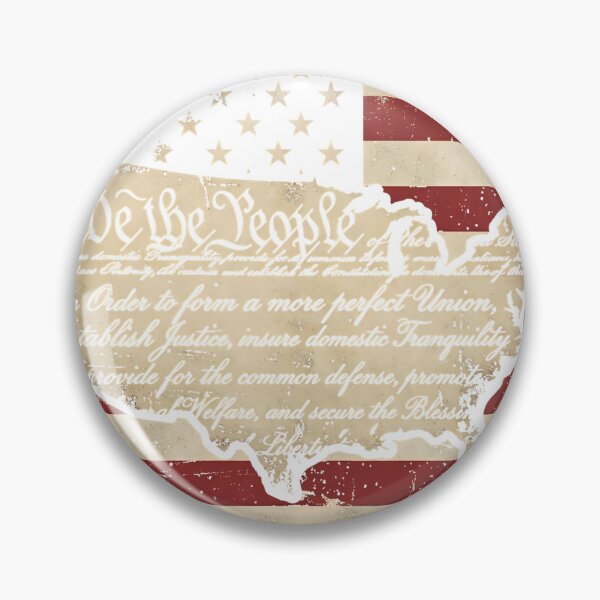 Item preview, US_Constitution_map_distressed_flag_202606090001 designed and sold by ‘Nothing Scares Me’ Store.