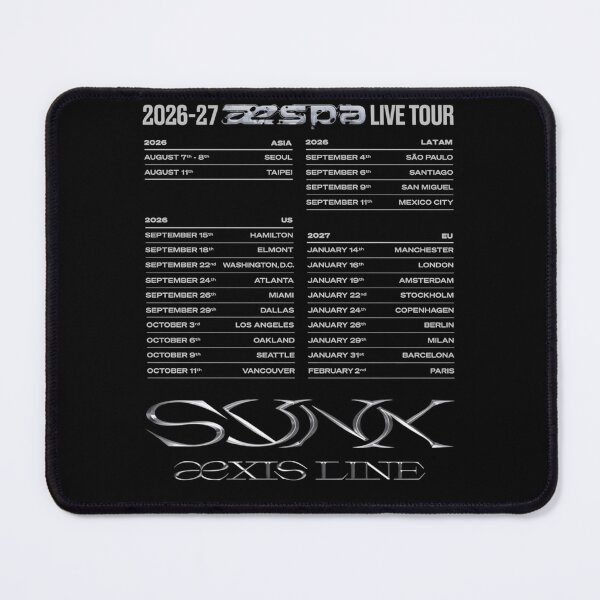 Item preview, Aespa SYNK Axis Line Tour Schedule 2026-2027 designed and sold by moamaxshop.