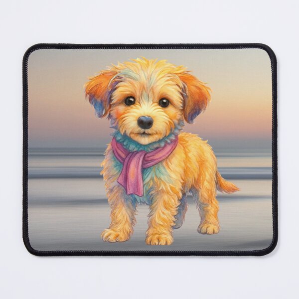 Item preview, JoJo the Doodle at sunset beach designed and sold by Doodles Down South.