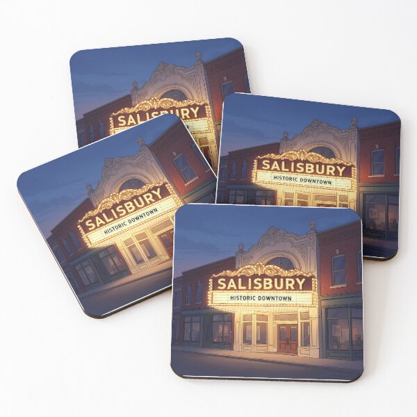 Item preview, Salisbury North Carolina Historic Downtown Marquee Design designed and sold by creators_collective.