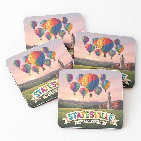 Item preview, Statesville North Carolina Balloon Capital Hot Air Balloon Design designed and sold by creators_collective.