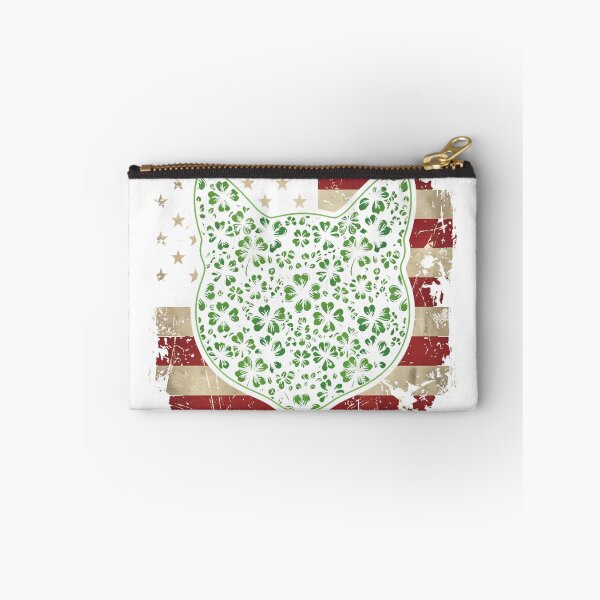 Item preview, Cat_head_clover_American_flag_202606090001 designed and sold by KTY-NUSS.