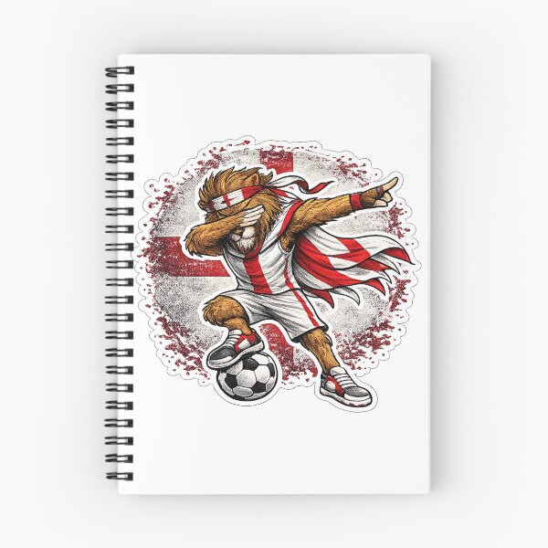 Item preview, Dabbing Lion Soccer Vintage England Flag designed and sold by QuiteOrbit.