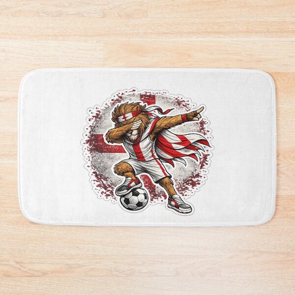 Item preview, Dabbing Lion Soccer Vintage England Flag designed and sold by QuiteOrbit.