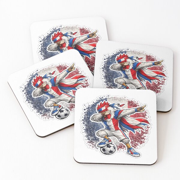 Item preview, Dabbing rooster Soccer Vintage France Flag designed and sold by QuiteOrbit.