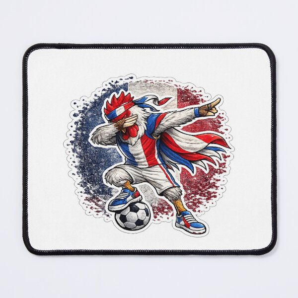 Item preview, Dabbing rooster Soccer Vintage France Flag designed and sold by QuiteOrbit.
