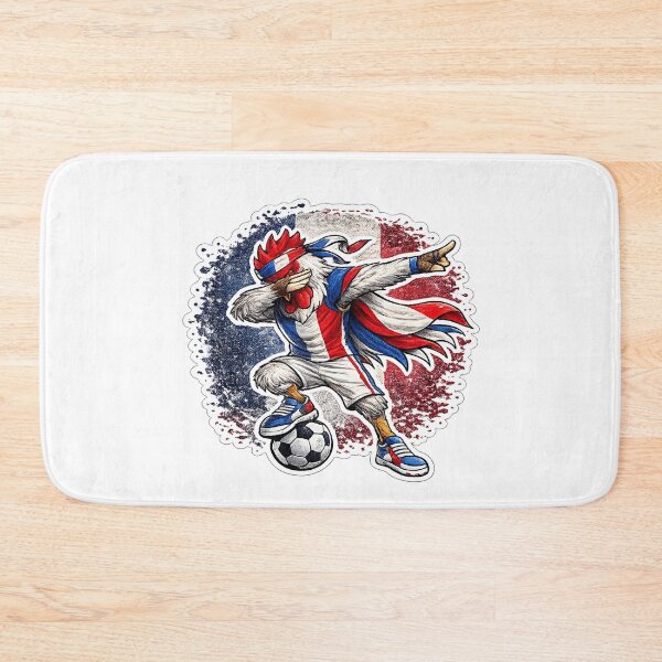 Item preview, Dabbing rooster Soccer Vintage France Flag designed and sold by QuiteOrbit.