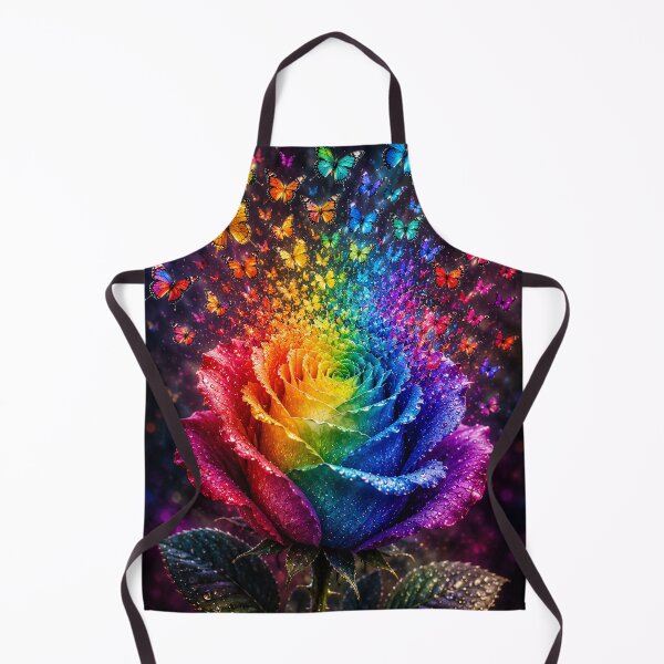Item preview, Rainbow Butterfly Rose designed and sold by 1NEOBOY.