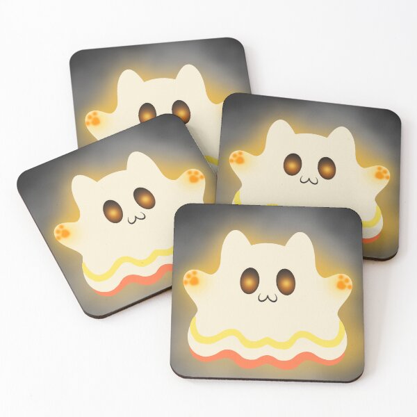 Item preview, Ghost cat designed and sold by fluffysoda.