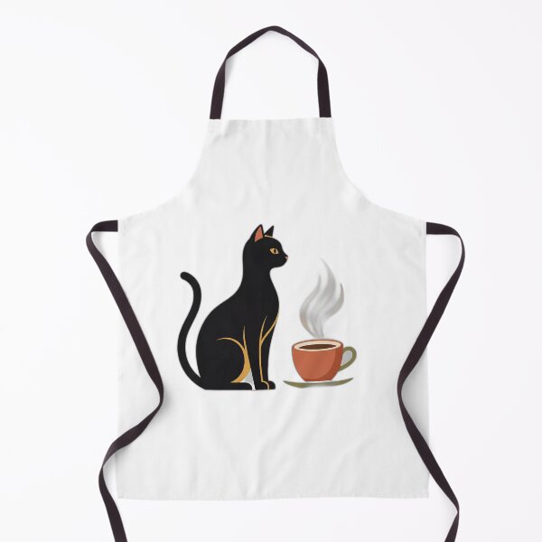 Item preview, Mid Century Modern Coffee Cat Retro Espresso Minimalist Art designed and sold by ryanguas.
