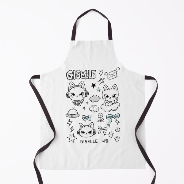 Item preview, Cute Cartoon Cat Giselle Kpop Sticker Pack designed and sold by moamaxshop.