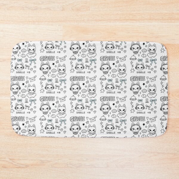 Item preview, Cute Cartoon Cat Giselle Kpop Sticker Pack designed and sold by moamaxshop.