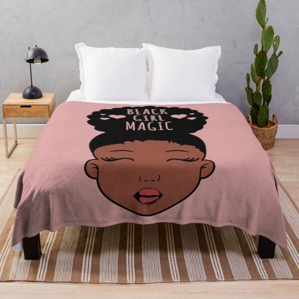 Item preview, Black Girl Magic, African American Girl, Heart designed and sold by TEHAGE.