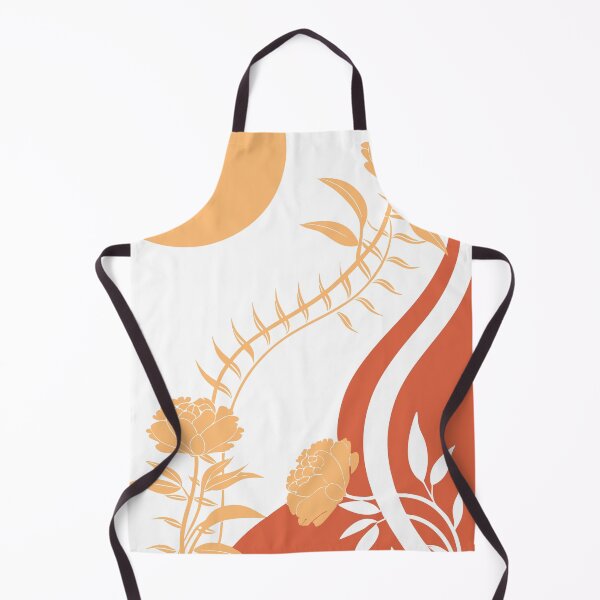 Item preview, Earthy Terracotta Boho Floral Sun Art designed and sold by Taha collection.