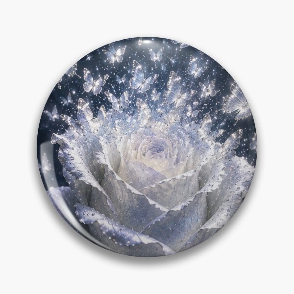 Item preview, Moonlight Butterfly Rose designed and sold by 1NEOBOY.