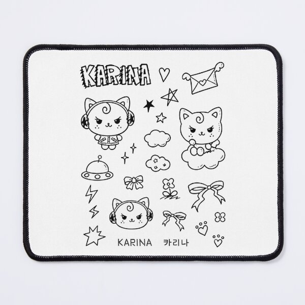 Item preview, Cute Cartoon Cat Karina Kpop Sticker Pack designed and sold by moamaxshop.
