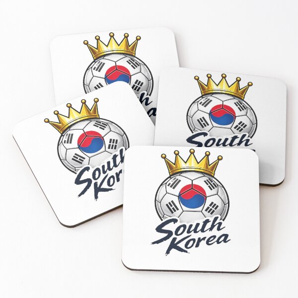 Item preview, Vintage South Korea flag Crowned Soccer Ball designed and sold by QuiteOrbit.