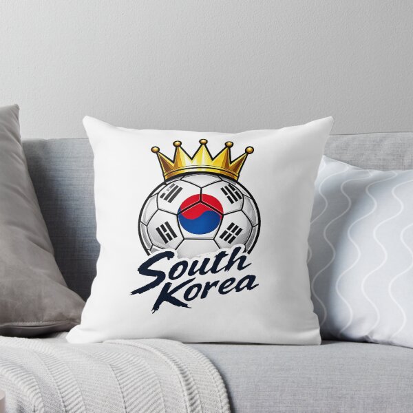 Item preview, Vintage South Korea flag Crowned Soccer Ball designed and sold by QuiteOrbit.