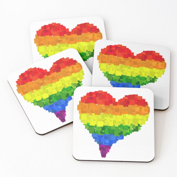 Item preview, Layered Confetti Rainbow Heart designed and sold by Pixeller2026.