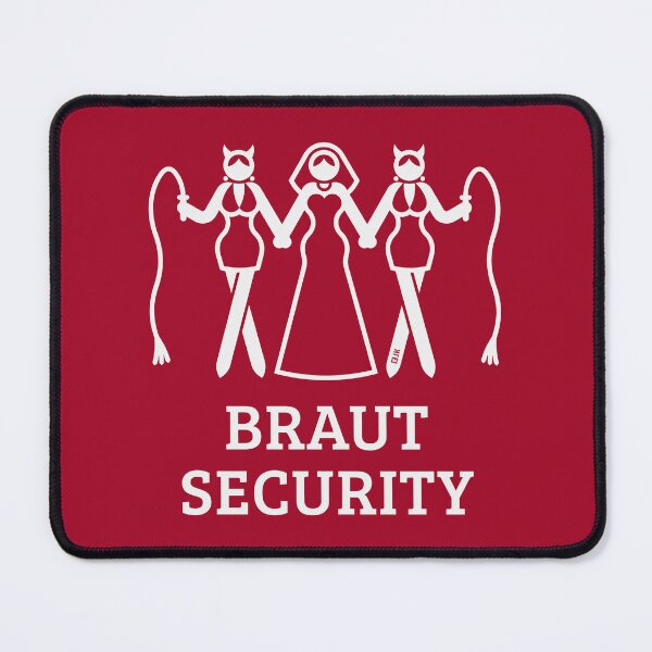 Item preview, Bride Security (Bachelorette Party / Hen Party / Whip / White) designed and sold by Roderix.