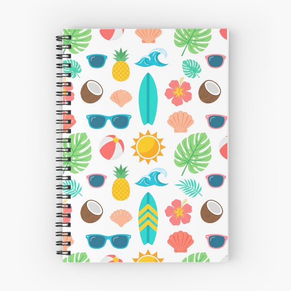 Item preview, Bright Summer Vibes Tropical Seamless Pattern designed and sold by InkFool.