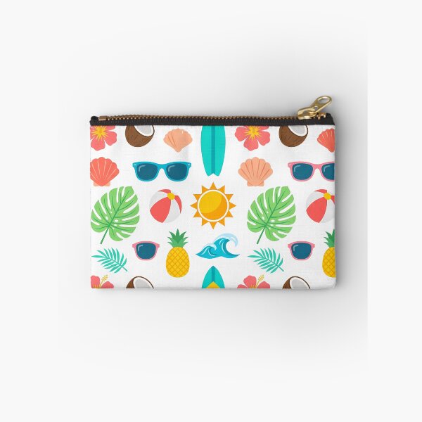 Item preview, Bright Summer Vibes Tropical Seamless Pattern designed and sold by InkFool.