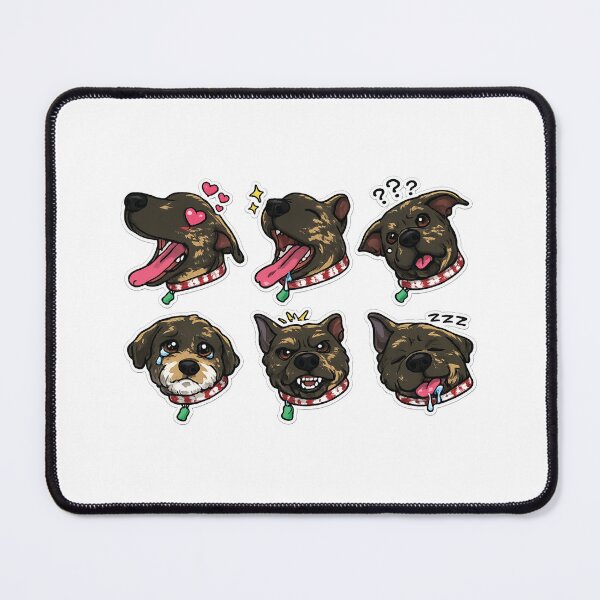 Item preview, Brindle Cute Expression designed and sold by fathur-ratchman.