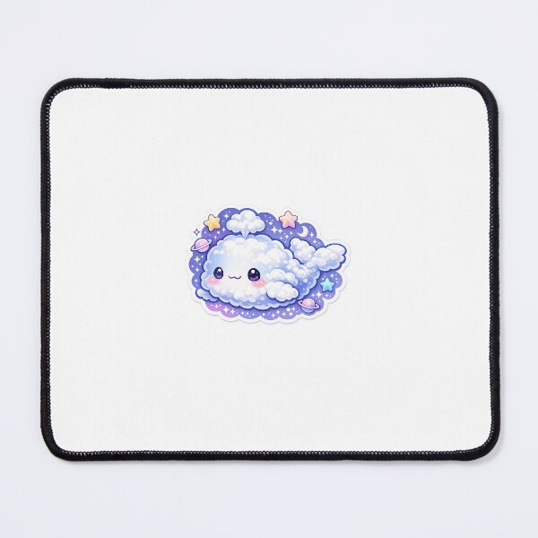 Item preview, Cloud Whale Sticker Kawaii Sky Fantasy Aesthetic for Dreamers & Cute Collectors designed and sold by CutePrintCorner.