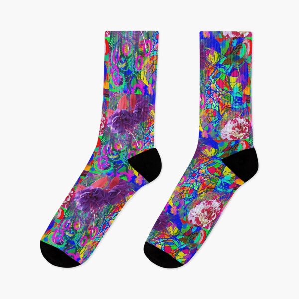 Item preview, Rainbow Colors Kaleidoscopic Abstract Geometric Art Collage designed and sold by RAHKELROYSUM.