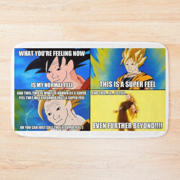 Item preview, Wojak Dragon Ball Z Super Feel Ascension Meme designed and sold by MetalchromeX.