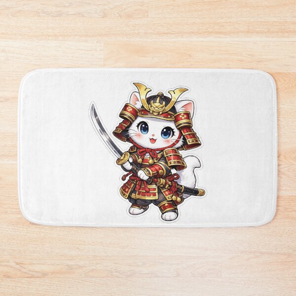 Item preview, Samurai Cat Japanese  designed and sold by QuiteOrbit.
