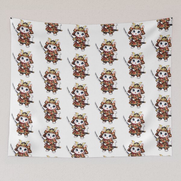Item preview, Samurai Cat Japanese  designed and sold by QuiteOrbit.