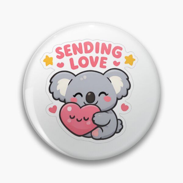 Item preview, Sending love koala sticker  designed and sold by HeejinDigiBliss.