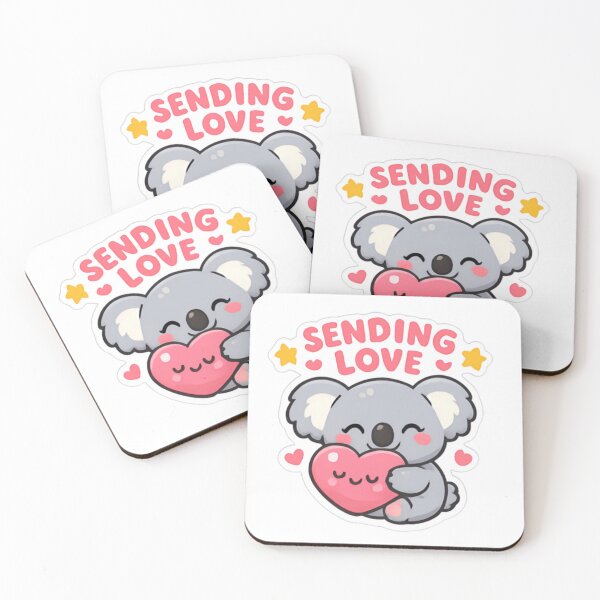 Item preview, Sending love koala sticker  designed and sold by HeejinDigiBliss.