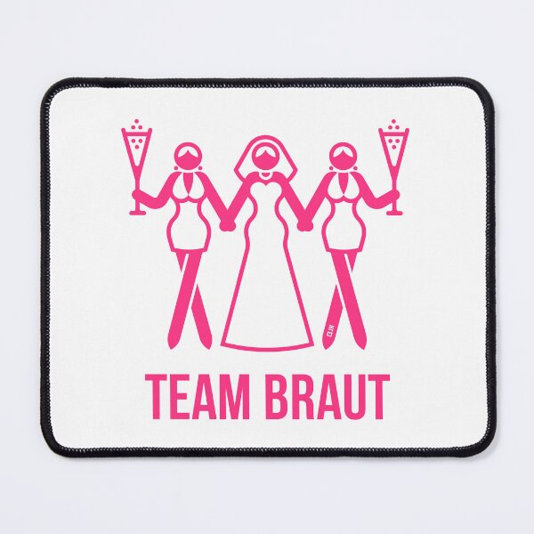 Item preview, Team Bride (Bachelorette Party / Hen Party / Stag Party / Threesome / Pink) designed and sold by Roderix.