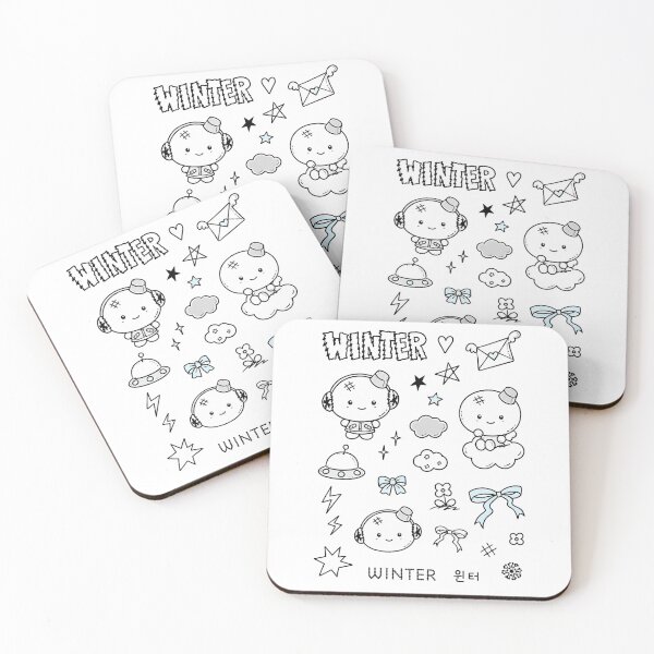 Item preview, Cute Chibi Winter Snowman - Kpop Fanart Sticker Pack designed and sold by moamaxshop.