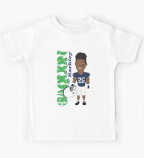 Saquon Barkley Cartoon - "Sa-Bye Bye!" Kids Tee