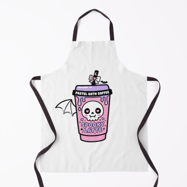 Item preview, Pastel Goth Coffee Skull Cute Spooky Kawaii Barista designed and sold by ryanguas.