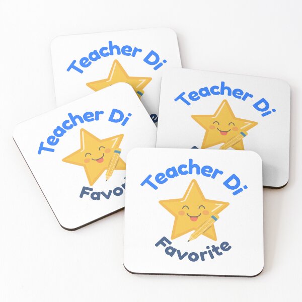 Item preview, Teacher Di Favorite Sticker | Cute Smiling Star Teacher Appreciation Sticker | Back to School Gift for Educators designed and sold by SinghMerchUniverse.