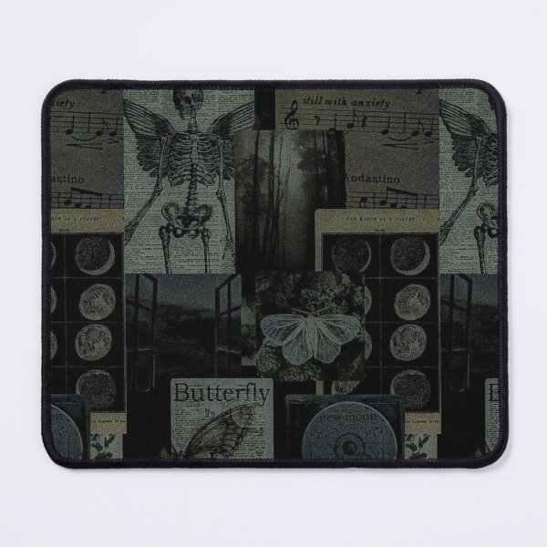 Item preview, whimigoth grunge dark academia music floral aesthetic designed and sold by BrontesWhimsyStore.