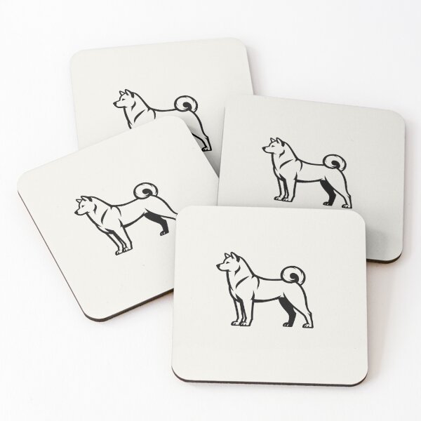 Item preview, Akita Inu Noble Heritage Minimalist Silhouette designed and sold by tineldesign.