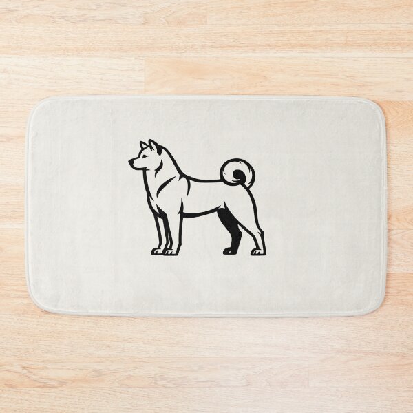 Item preview, Akita Inu Noble Heritage Minimalist Silhouette designed and sold by tineldesign.
