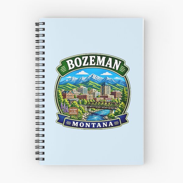Item preview, Bozeman, Montana - Rocky Mountains designed and sold by Myra365Art.