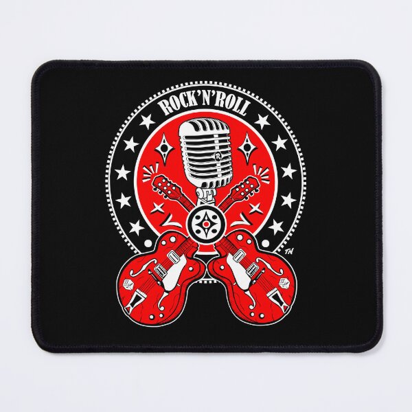 Item preview, Rockabilly Party 50s Rock and Roll Guitar Microphone Doo Wop Sock Hop  designed and sold by MemphisCenter.
